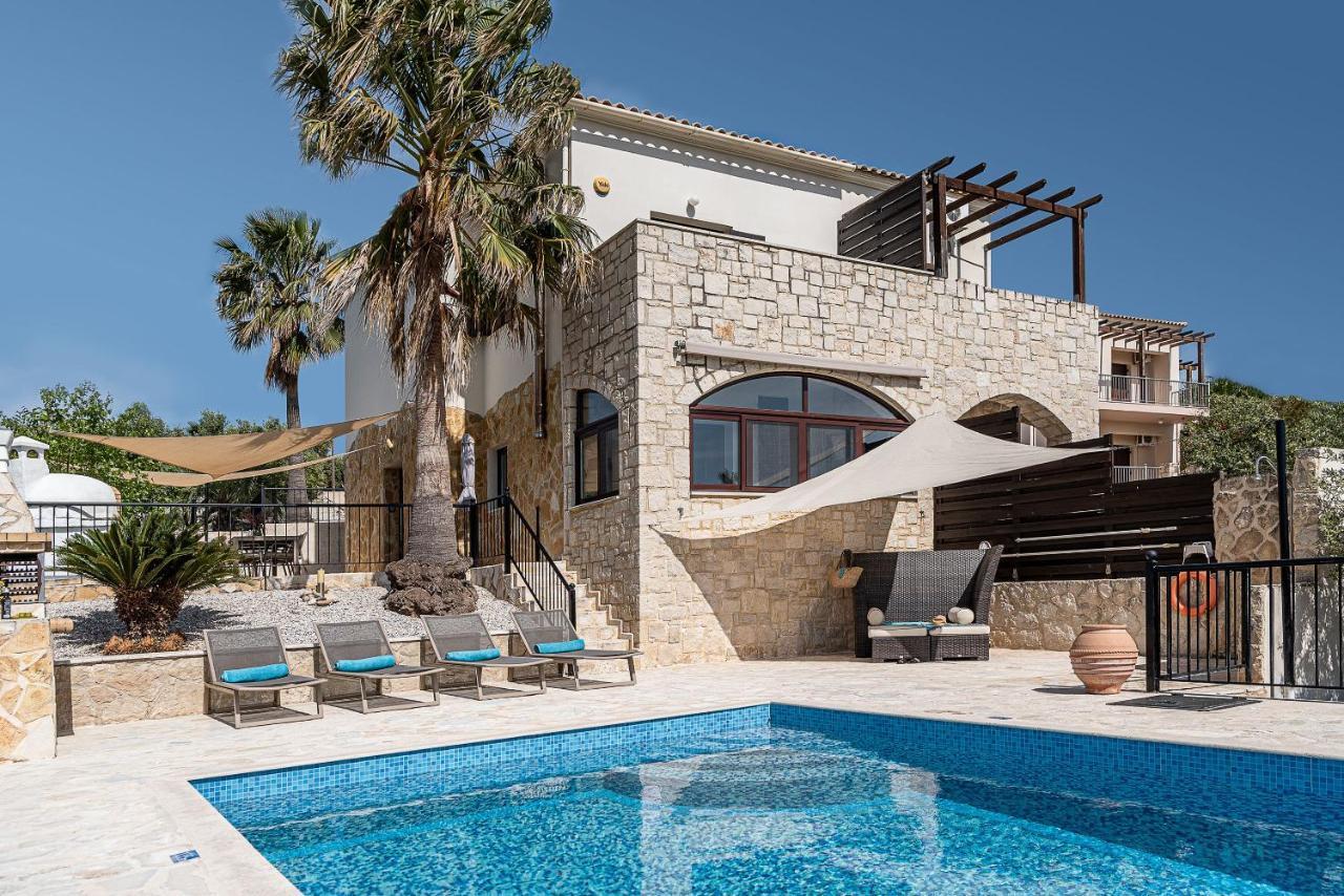 Villa Kalypso - Zentrum Holidays Crete Darmarochori エクステリア 写真
